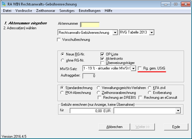 Geb rechnungsnummer ust